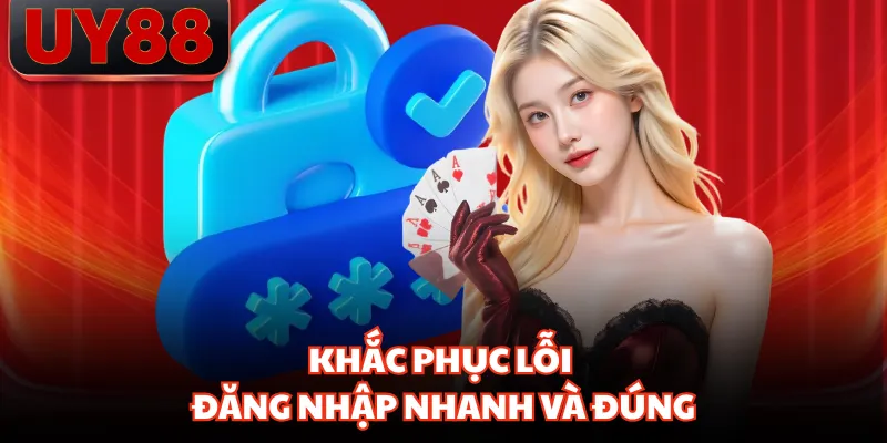 Khắc phục lỗi đăng nhập nhanh và đúng